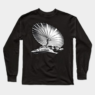 Celestial Voyager: Advanced Solar Sail Cruiser Long Sleeve T-Shirt